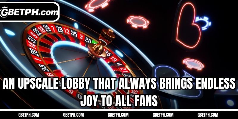 An upscale lobby that always brings endless joy to all fans