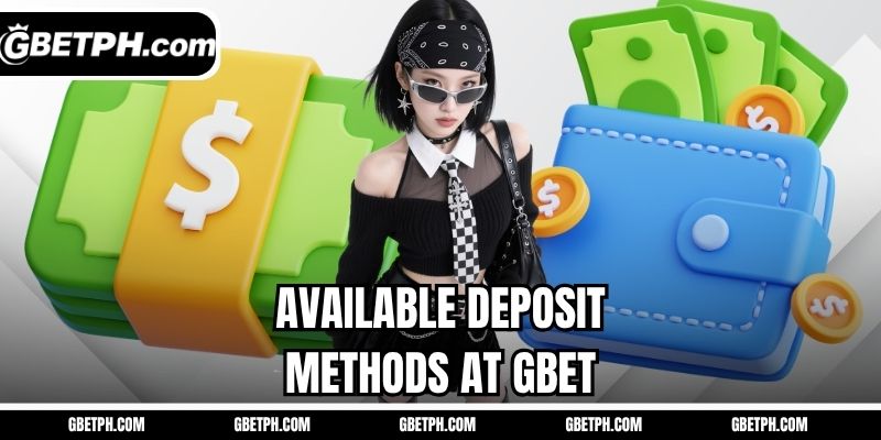 Available deposit methods at Gbet