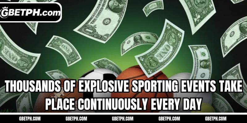 Thousands of explosive sporting events take place continuously every day